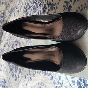 Maurice's black dress shoes size 8 .5
